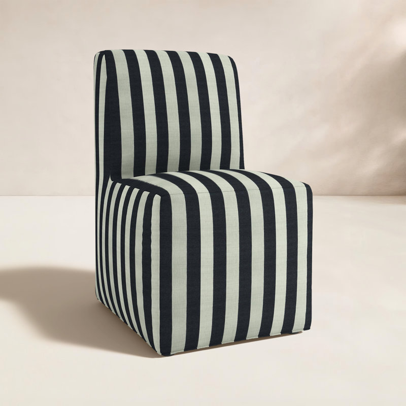 Chaise de patio Praia Sunbrella®, Sunbrella® rayé à brume expressive