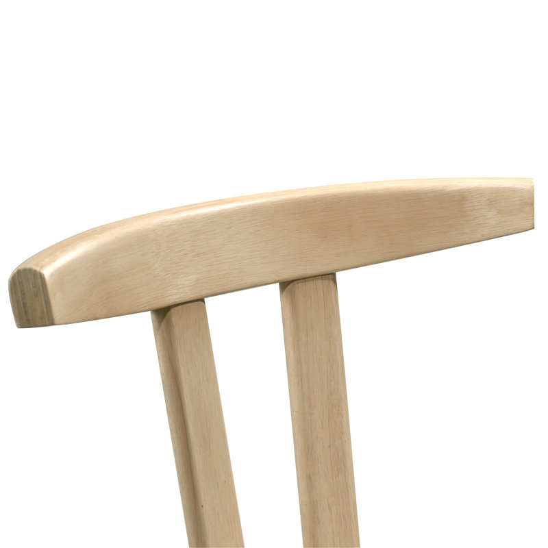 Chaise en bois massif H 32,8 po, Chêne