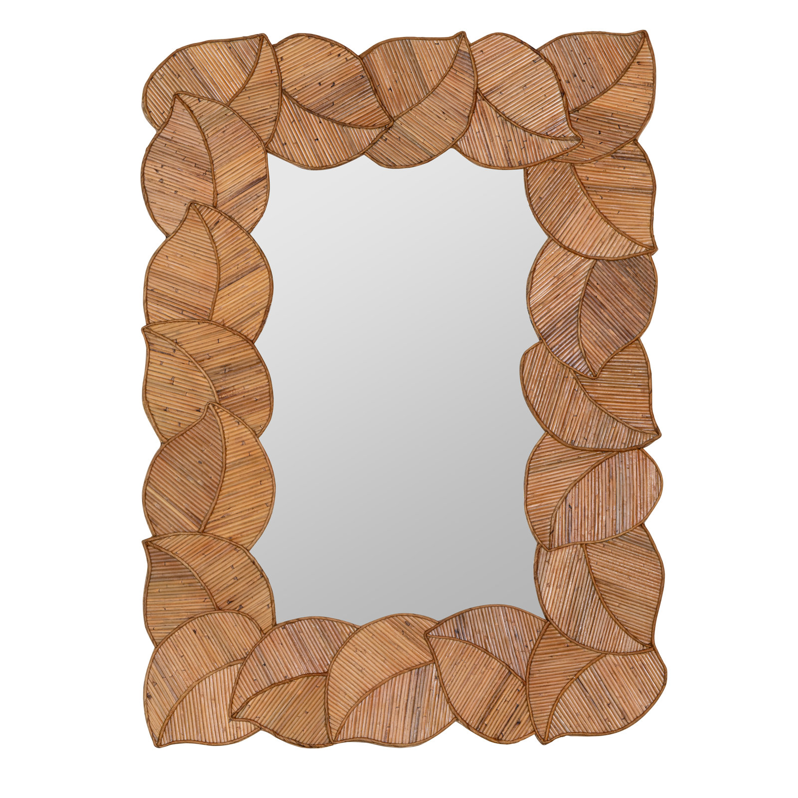 Rattan Rectangle Mirror