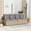 Poly Rattan Outdoor Bench-553273323-553273321