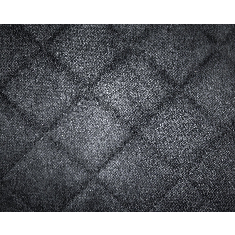 Chaise d’appoint rembourrée Alleva, Minuit