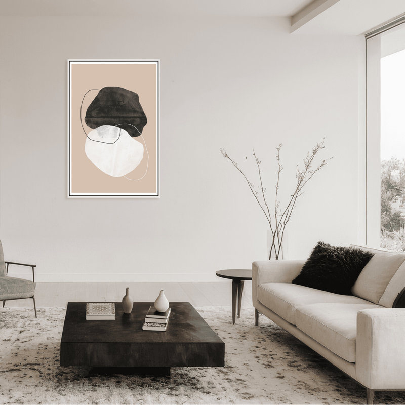 Cosmic Abstract by The Miuus Studio - Picture Frame Painting on Paper, 24" H x 16" W x 1.5" D, Wrapped Canvas, Does Not Apply