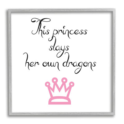 Motivation, princesse, citation, fille, puissance, couronne rose