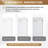 White Double Sink Vanity Set