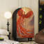 Armoire arquée avec tablettes et portes