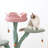 47.8'' Everhard Tulip Cat Tree with Cat Scratching Posts, Large Cat Tower with Comfy Cat Perch for Indoor Cats, Modern Cat Furniture-1548289526