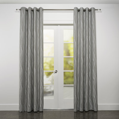 Naleea Semi Sheer Curtain Single Panel