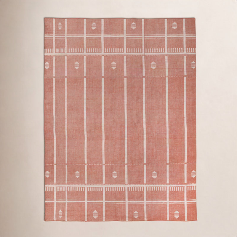 Tapis intérieur / extérieur Spataro Lulu, Argile, Rectangle 8 pi 9 po x 11 pi 9 po