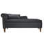 Chaise rembourrée avec velours doux et rangement dissimulé pour le confort de la chambre à coucher Tissu Mid-Century moderne-1497659281