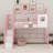 Twin Metal Loft Bed With Roof Design And A Storage Box-772137000