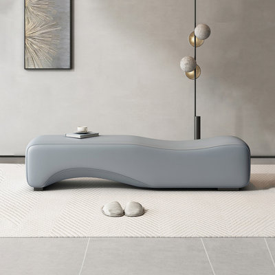 Jacqueleen Microfiber / Microsuede Upholstered Bench