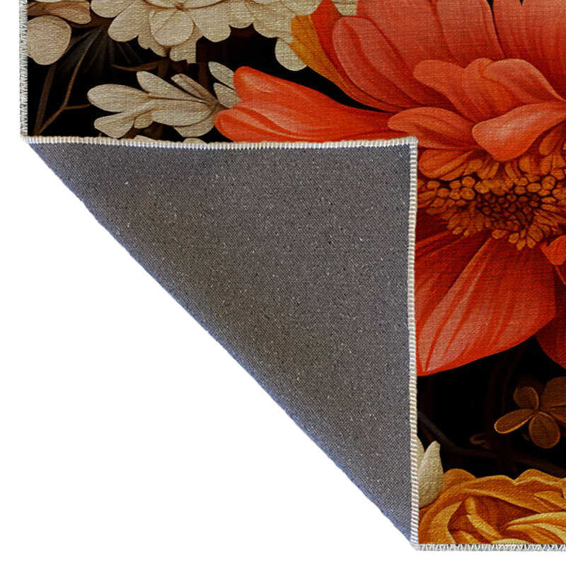 Tapis multicolore Mira Gazania, Rectangle 4 pi 11,06 po x 7 pi 6,55 po