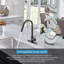 Robinet de cuisine rétractable à poignée simple avec accessoires-54448290