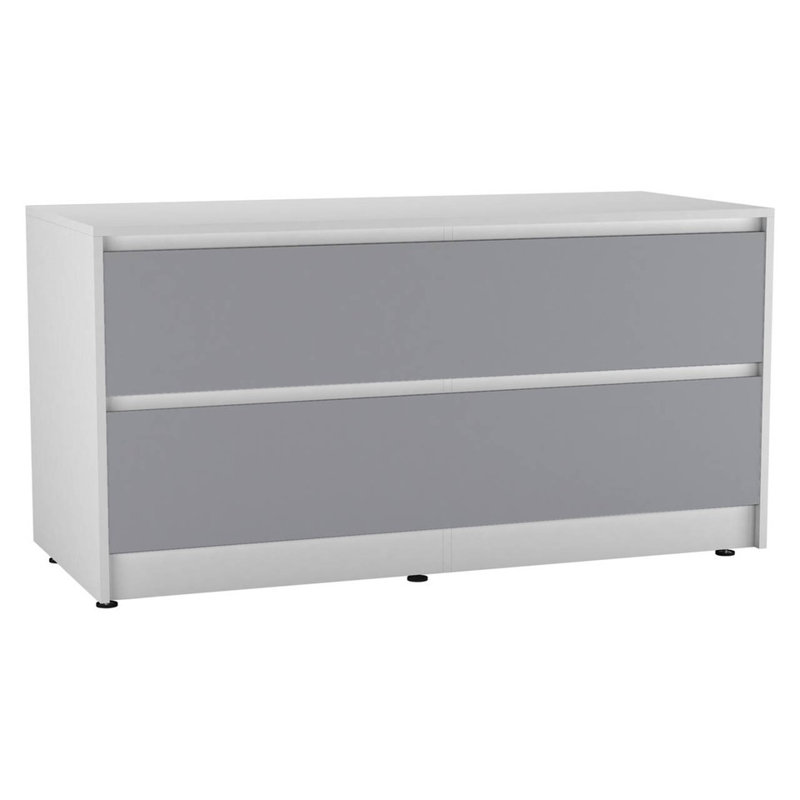 Rectangle Accent Chest, White