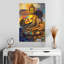 Bouddha assis en forme de lotus-1494284205