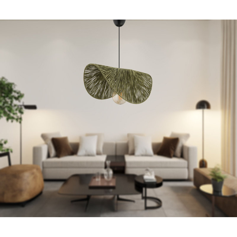 Lustre, Noir, Vert