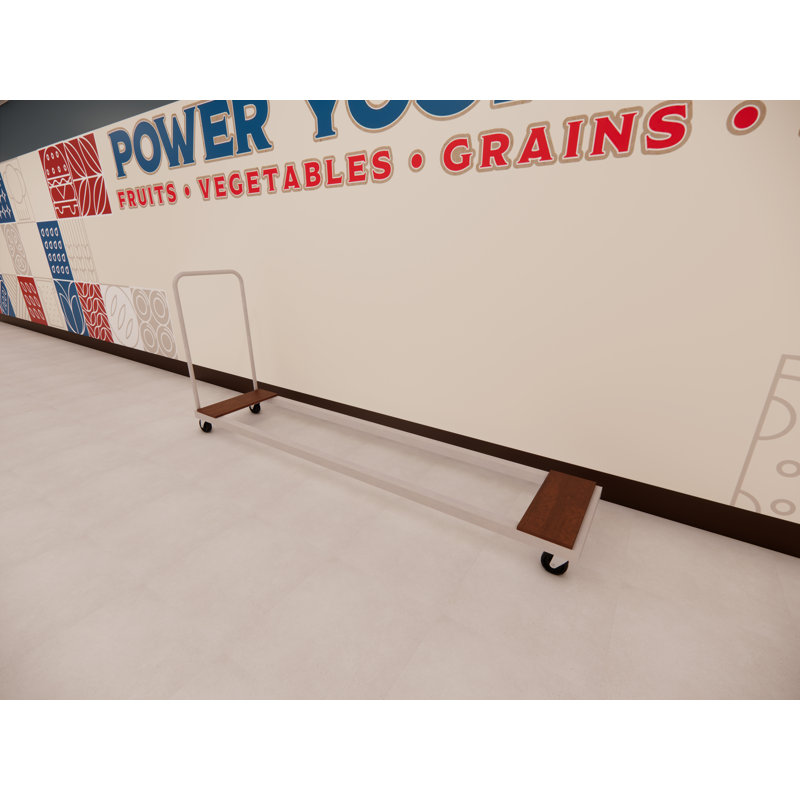 Chariot de table robuste, H 20 po x l 96 po x P 36 po