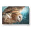 Barn Owl In The Snow In Abstract - Wrapped Canvas-55311920