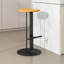 Chaise d'appoint en teck de couleur noire (ensemble de 2)-2126329633-2126329637