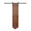 Porte de grange pliante en bois massif de style K avec trousse de quincaillerie - assemblage requis-101127217-108658299