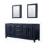 Daria 78.75'' W Double Bathroom Vanity Base-1866839373