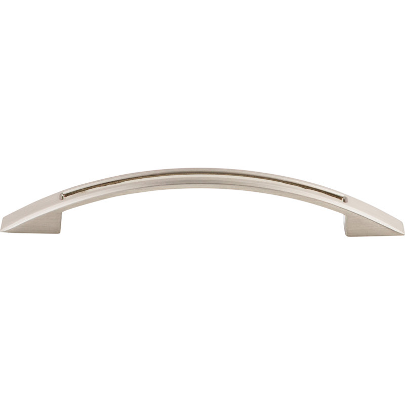 Tango Cut Out Center Bar pull, Brushed Satin Nickel, 5 1/16" Center to Center