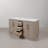 Jacolby 60'' Double Bathroom Vanity with Carrara Marble Top-716275342