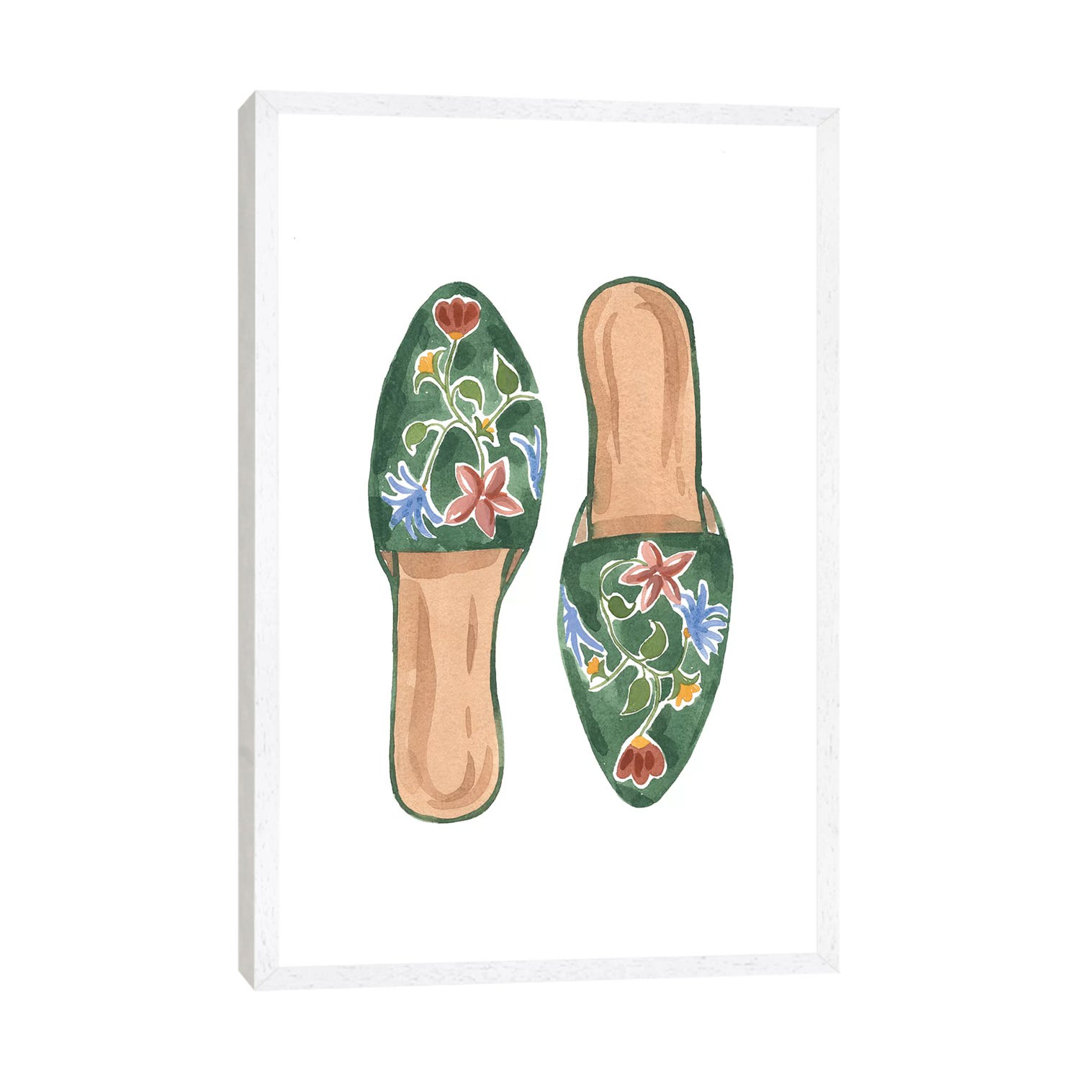 Shopper Shoes von Sabina Fenn - Giclée auf Leinwand in der Galerie