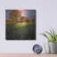 Mur en métal luxueux «Autumn Sunset By The Barn» par Rick Berk-102364006