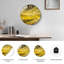 Horloge murale décorative en verre Golden Field-1553305248