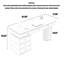 Bureau blanc pur en pierre frittée-1518306894