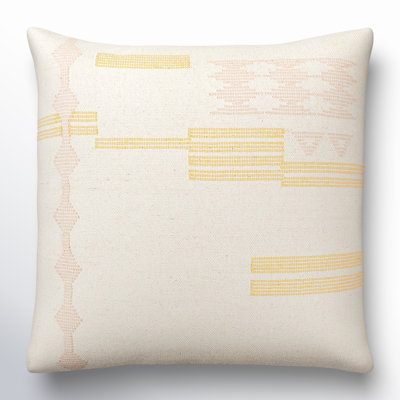 Mariposa Geometric Cotton Throw Pillow