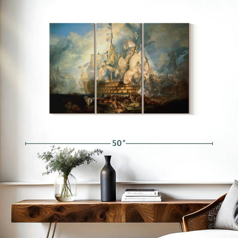 Keiri Battle Of Trafalgar, 24" H x 38" W