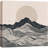 Abstract Landscape Sun Behind The Gray Geometric Line Mountains Abstract Landscape-102480332-102480330