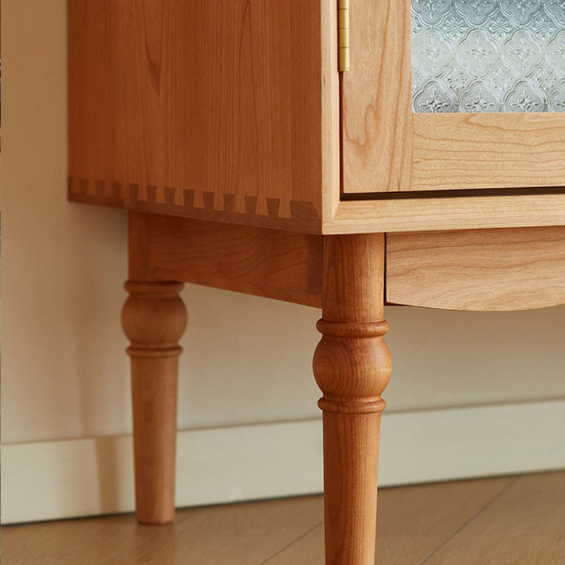 Armoire de rangement simple en bois avec buffet