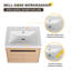 Meuble-lavabo flottant simple 24 po avec lavabo en résine, meuble-lavabo mural 2 portes-952365132-952365135