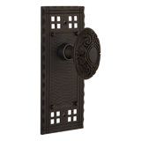 Craftsman Plate with Victorian Door Knob