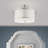 Mance Fabric Semi Flush Mount-552080578-552080582