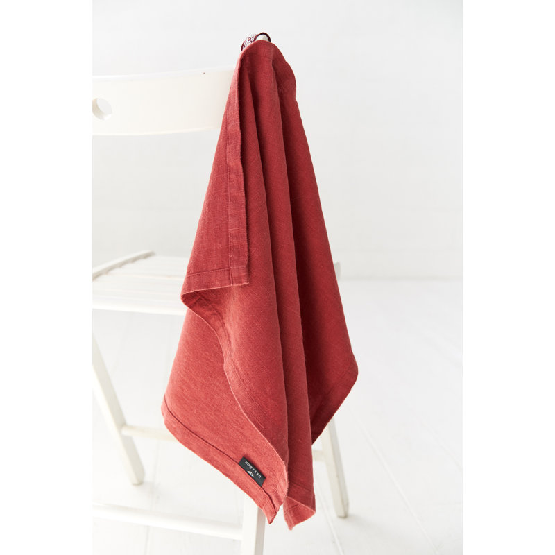 Jacquard Tea Towel Kitchen Towel, Red