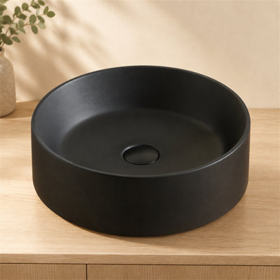 WATERMONY 15.75 " Solid Surface Bathroom Sink
