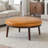 Full-Grain Genuine Italian Leather Ottoman-466892137