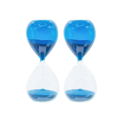 Hourglass Set of 2 3.2"Dia. x 7.9"