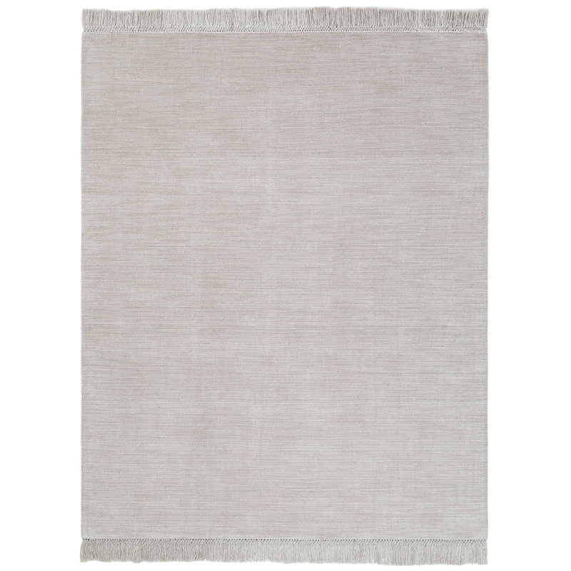 Collection Liska tissée à la main - Bisque uni, Rectangle 7 pi 9 po x 9 pi 9 po