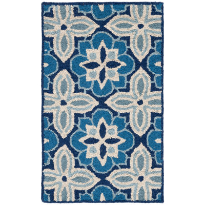 Dominio Sam'S Club Artisan Hand Tufted Wool Pile Floral Rug -  Charlton Home®, B807BE58875B4672B012072D99F1BF55