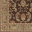 Tapis oriental brun foncé en laine touffeté à la main Waterston-14908810