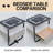 Modern 1 - Drawer Nightstand With Wireless Charging, Led Lights, Bluetooth Player And 3 Lighting Select