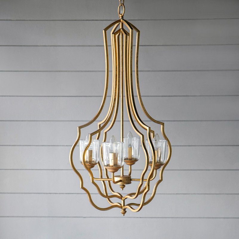 Lustre en métal 4 lumières