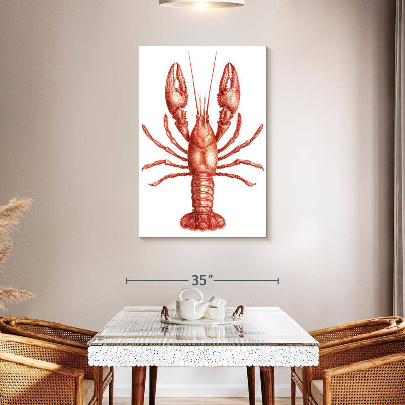 Brampt Vintage Crawfish, 45" H x 30" W