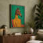 Horse in Yellow Surrealism - Wrapped Canvas-403705083-403705085