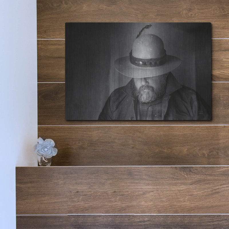 Art mural luxueux «Home On The Range Cowboy 2» par Nathan Larson, H 12 po x l 16 po